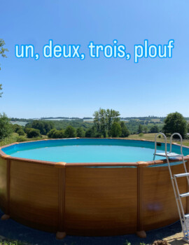 A pool with a view